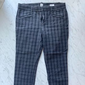 Gap Skinny Ankle Plaid Dress Pants
